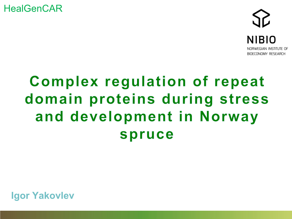 Complex Regulation of Repeat Domain Proteins