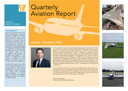 Quarterly Aviation Report