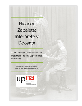 Nicanor Zabaleta: Intérprete Y Docente