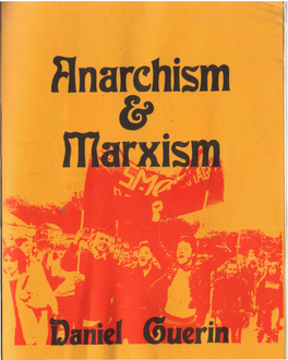 Anarchism and Marxism