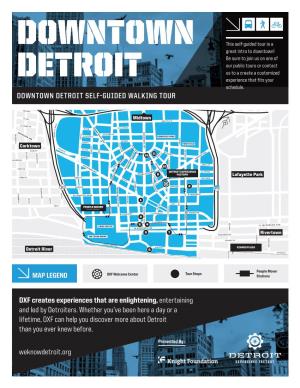 Downtown Detroit Self-Guided Walking Tour D N O C E S