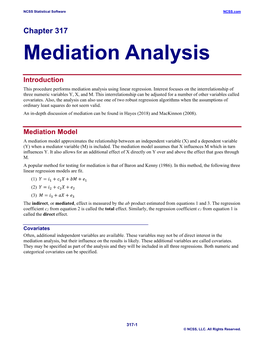 Mediation Analysis