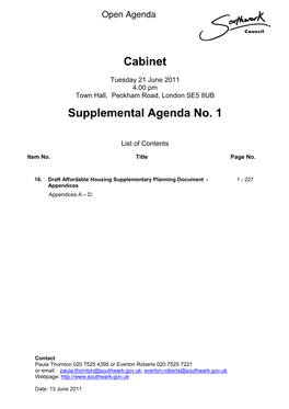 Agenda Reports Pack (Public) 21/06/2011, 16.00
