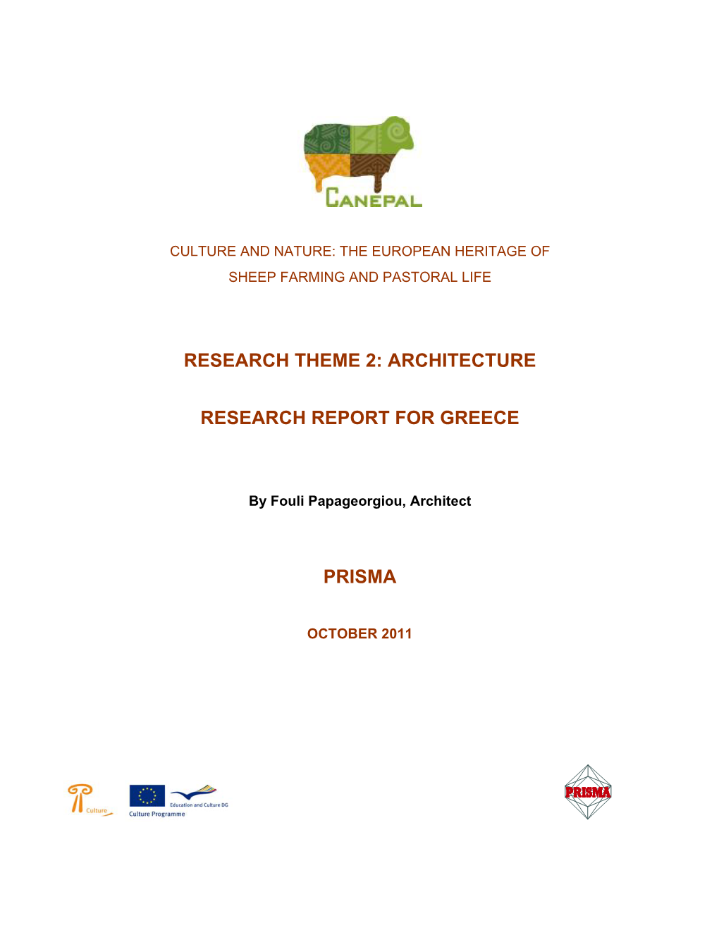 Architecture Research Report for Greece