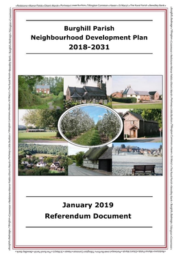 Burghill Parish Neighbourhood Development Plan 2018-2031