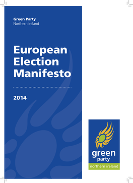 European Election Manifesto