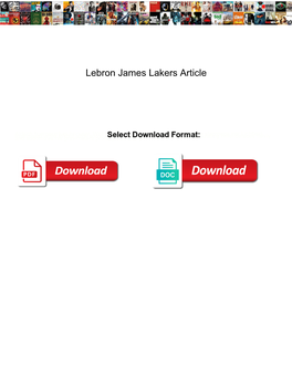 Lebron James Lakers Article Hookah