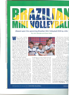 (Based Upon the Upcoming Brazilian Mini Volleyball DVD by JVA) by John Sample and Dave Weitl