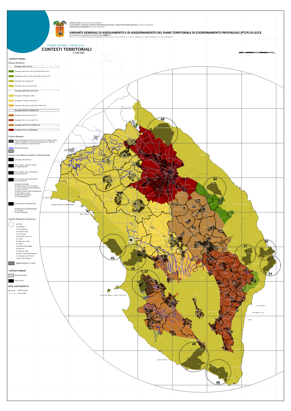 PTCP 5.0 Contesti Territoriali