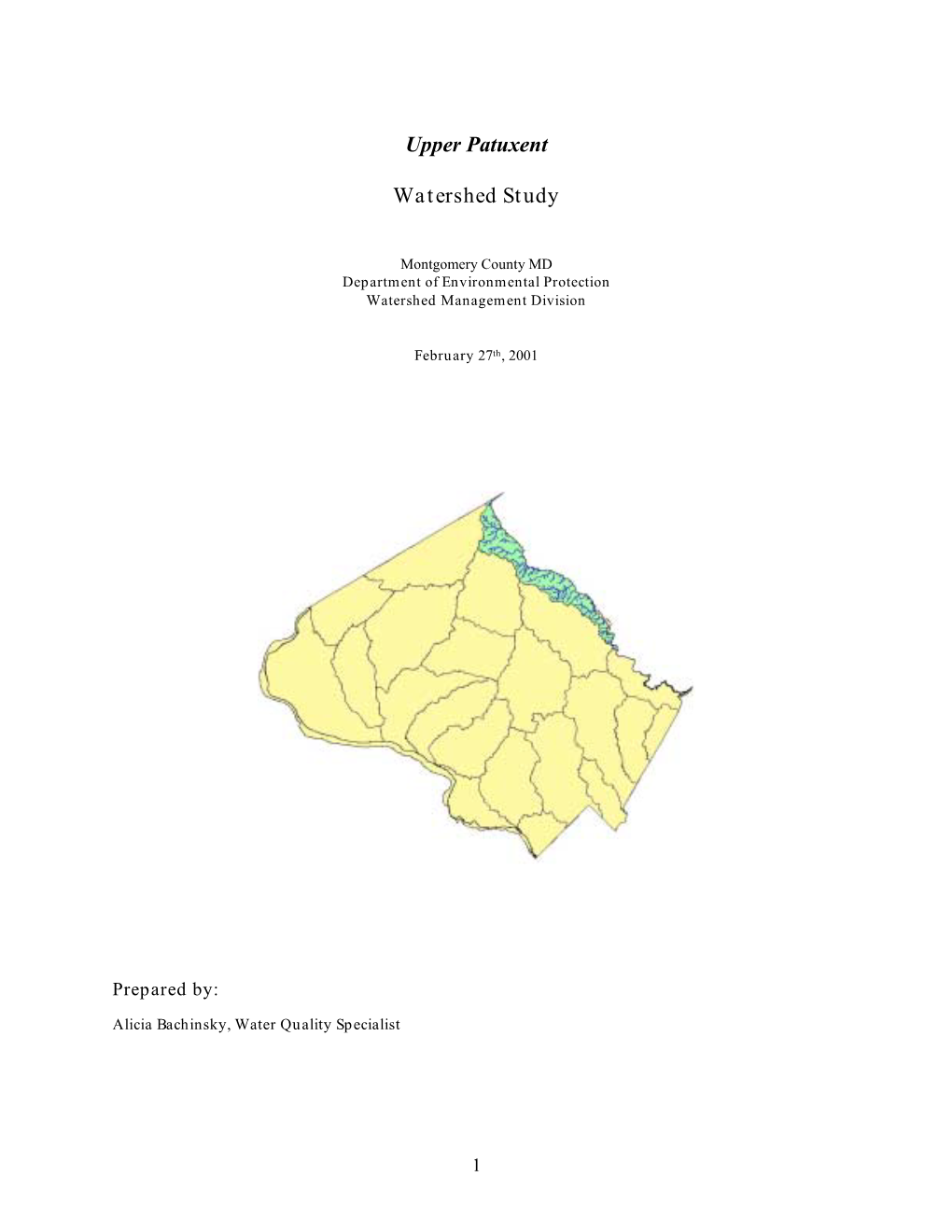 Upper Patuxent River Watershed
