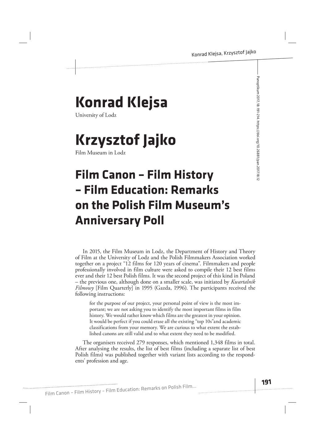 Konrad Klejsa Krzysztof Jajko