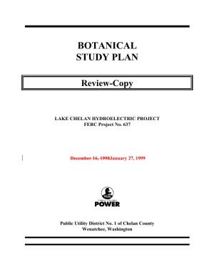 BOTANICAL STUDY PLAN Review-Copy