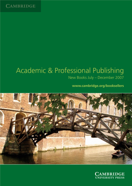 Academic & Professional Publishing