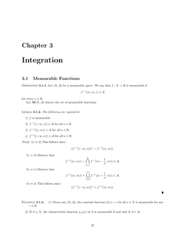 Chapter 3: Integration