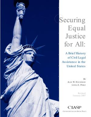 Securing Equal Justice for All