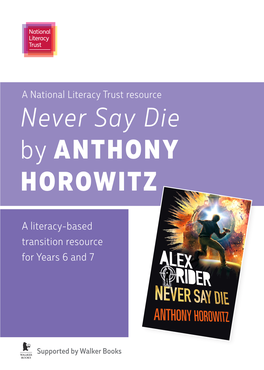 Never Say Die by ANTHONY HOROWITZ