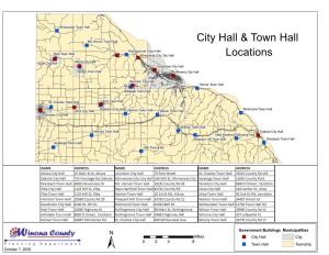City Hall & Town Hall Locations