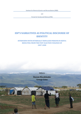 IDP's Narratives As Political Discourse of Identity