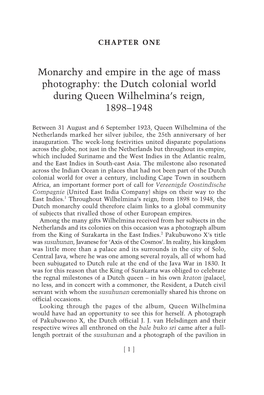 The Dutch Colonial World During Queen Wilhelmina’ S Reign, 1898–1948