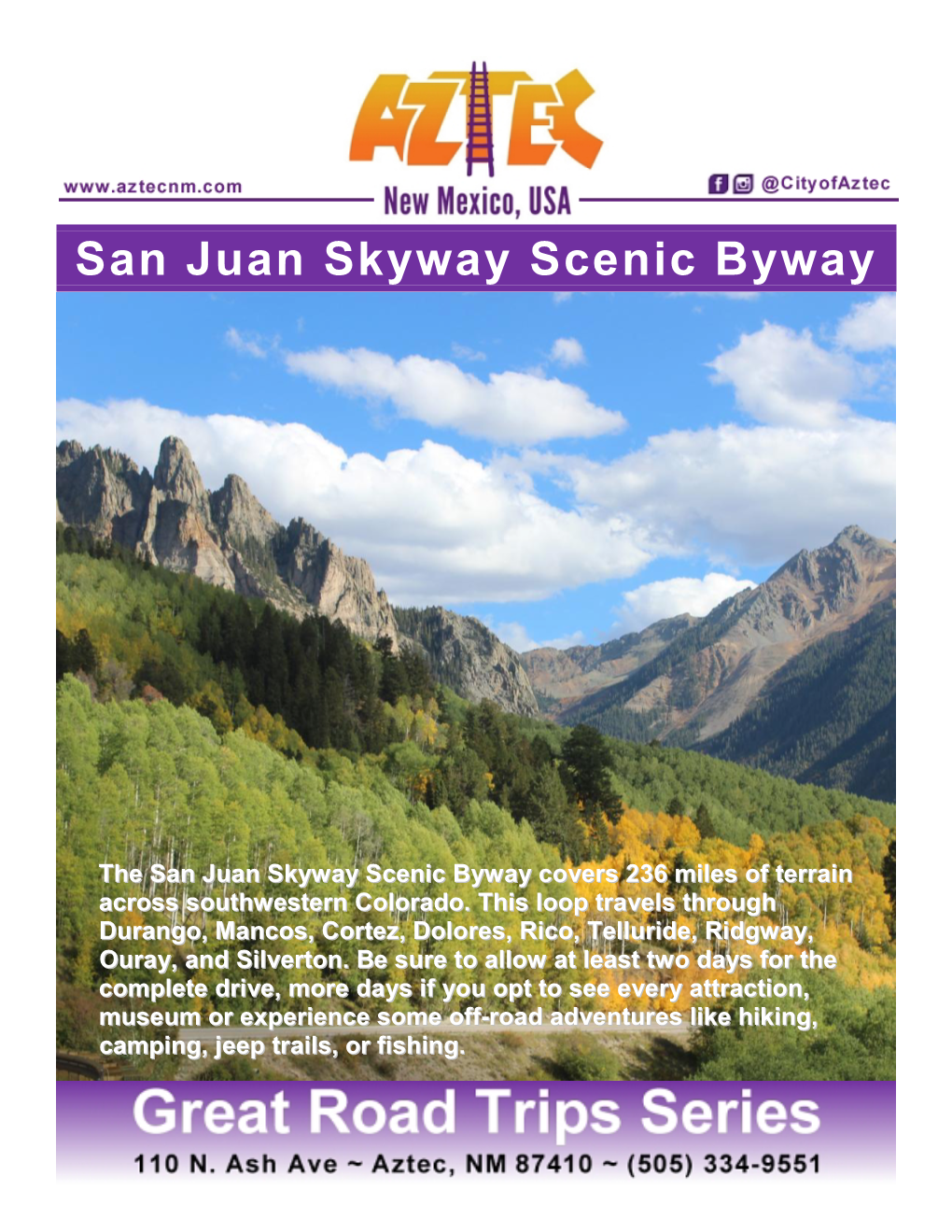 San Juan Skyway Scenic Byway