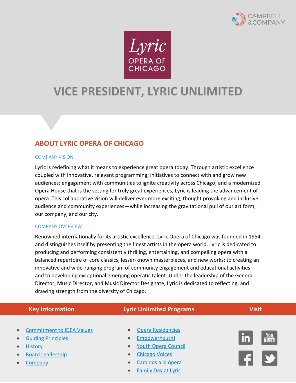 Vice President, Lyric Unlimited