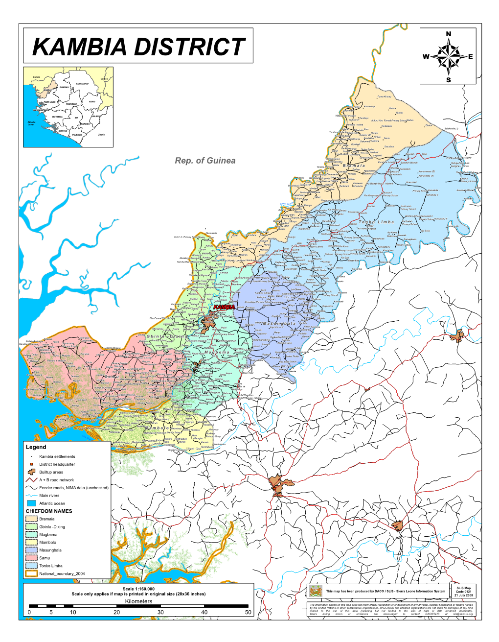 Download Pdf of Kambia District