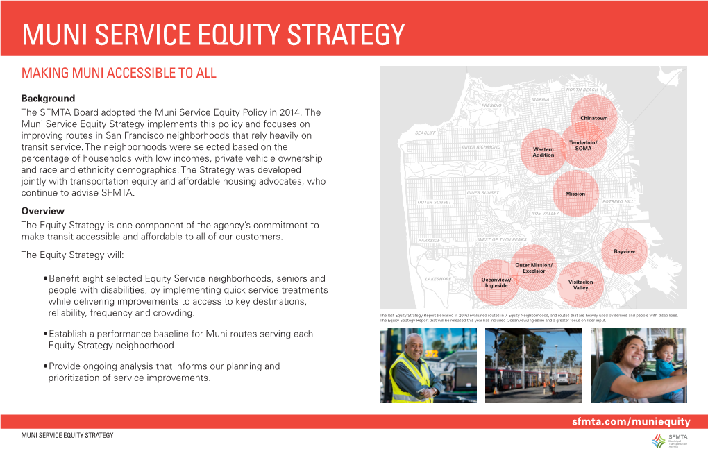 Muni Service Equity Strategy (Oceanview-Ingleside Neighborhoods)