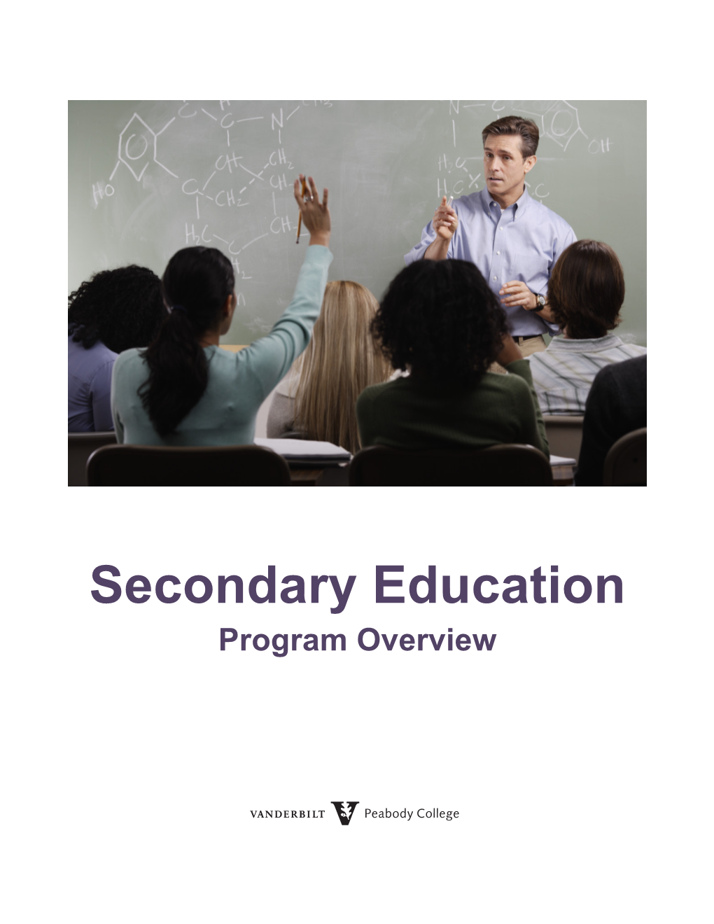 Secondary Education Program Overview