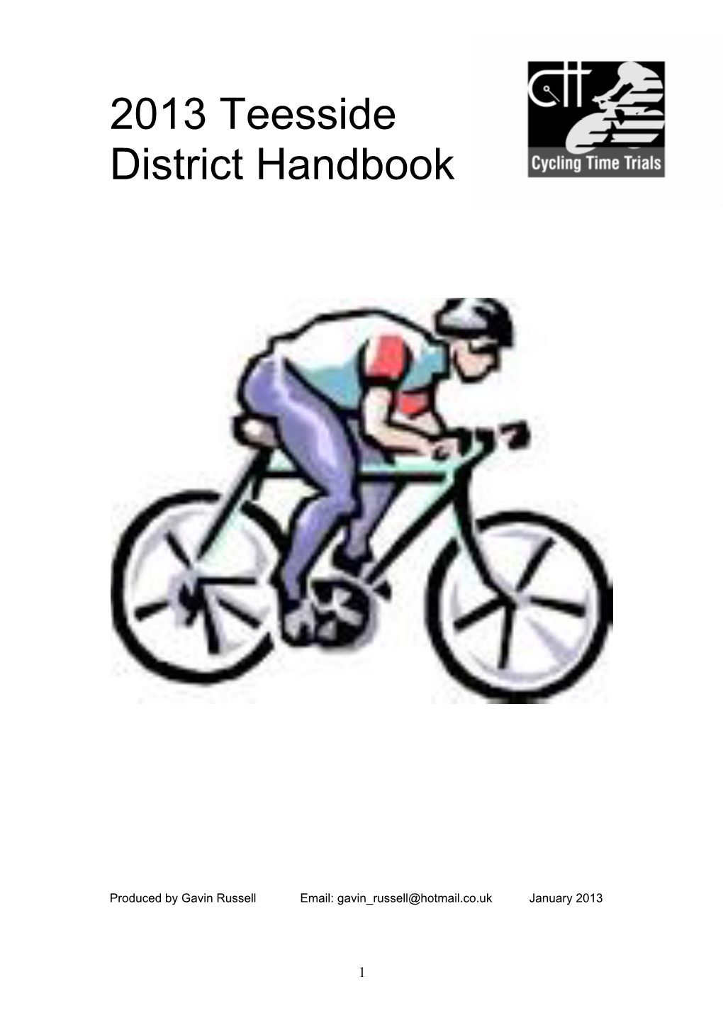 2013 Teesside District Handbook