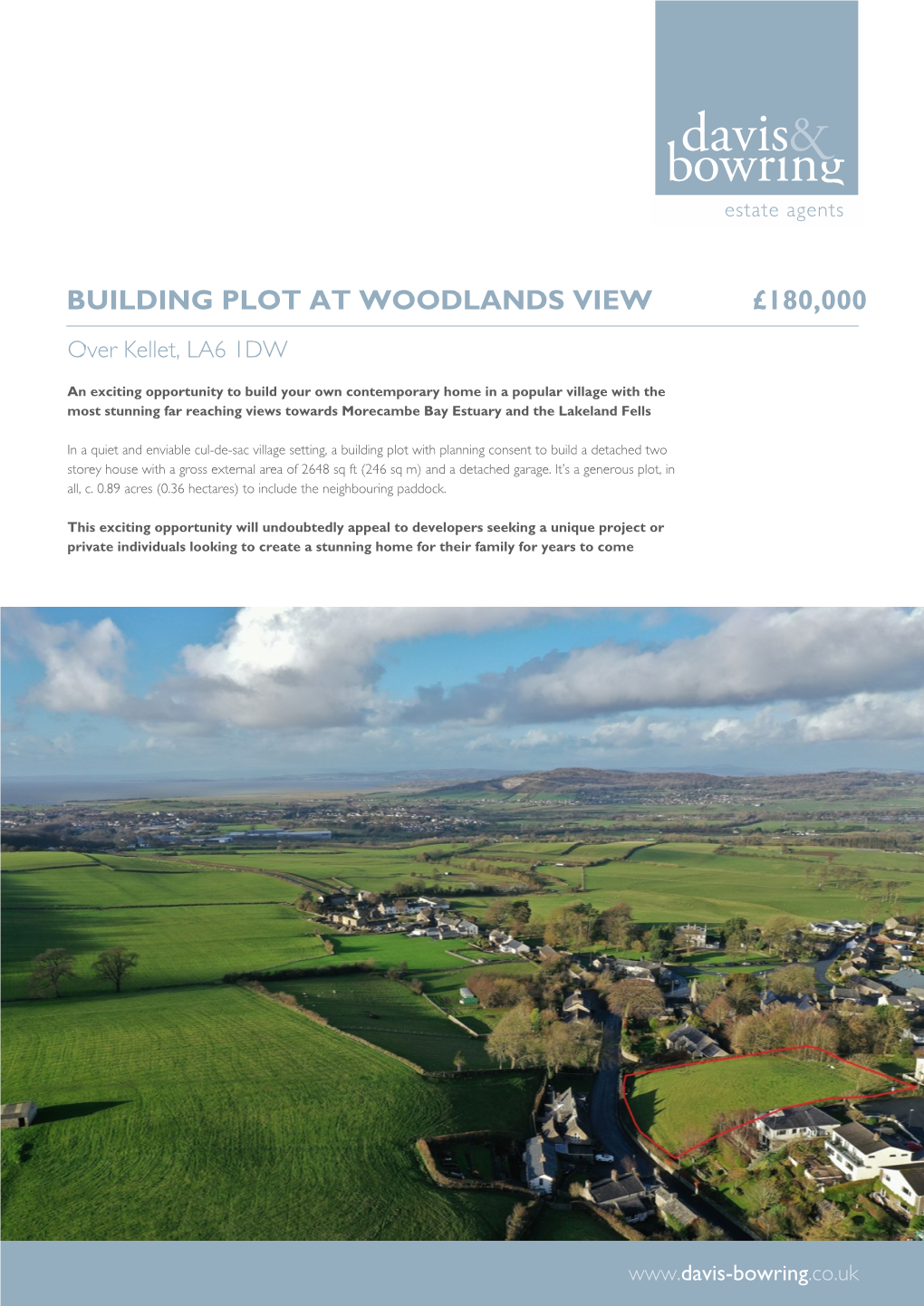 Building Plot at Woodland View, Over Kellet