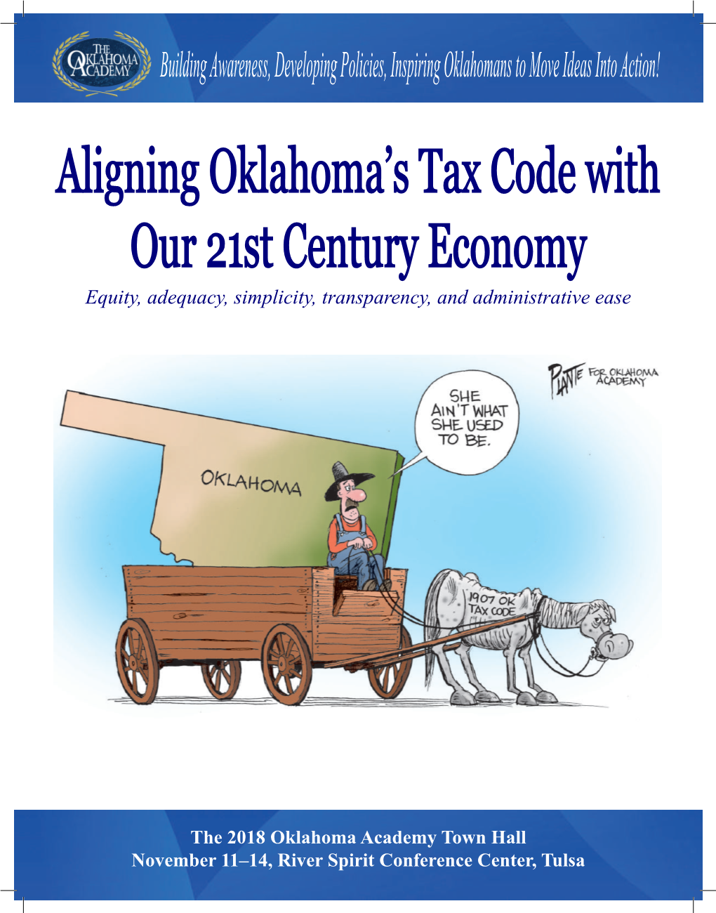 Aligning Oklahoma's Tax Code with Our 21St Century Economy