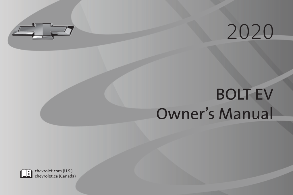 2020 Chevrolet Bolt EV Owners Manual