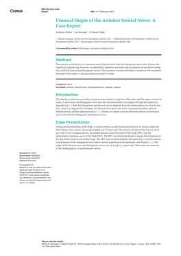 19408-Unusual-Origin-Of-The-Anterior-Scrotal-Nerve-A-Case-Report.Pdf