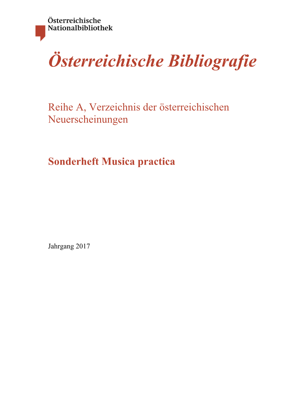 Österreichiche Bibliographie