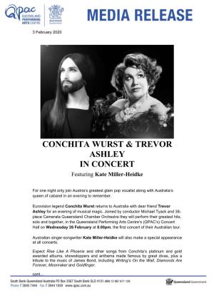 Conchita Wurst & Trevor Ashley in Concert
