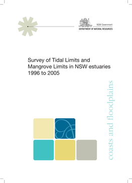 Survey of Tidal Limits and Mangrove Limits in NSW Estuaries 1996 to 2005