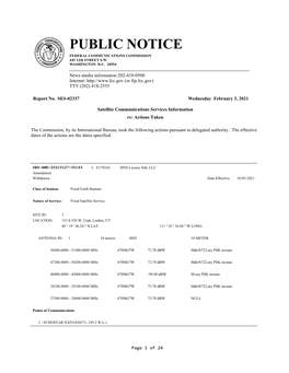 PUBLIC NOTICE FEDERAL COMMUNICATIONS COMMISSION 445 12Th STREET S.W