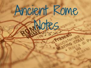 Ancient Rome Notes.Pptx.Pdf