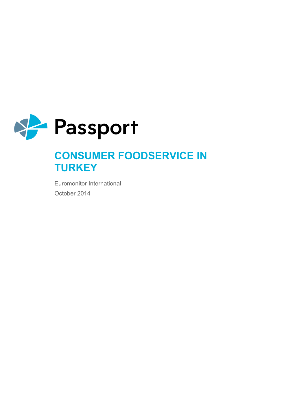 Consumer Foodservice in Turkey