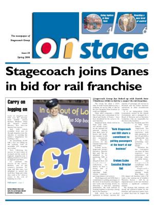 On Stage, Stagecoach Group, Stagecoach South West Mark Whittle 01392 889747 Operating Companies
