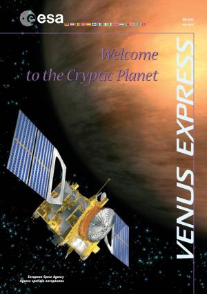 Venus Expressexpress Welcomewelcome Toto Thethe Crypticcryptic Planetplanet