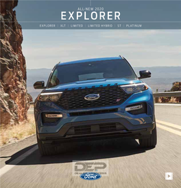 2020 Ford Explorer Brochure