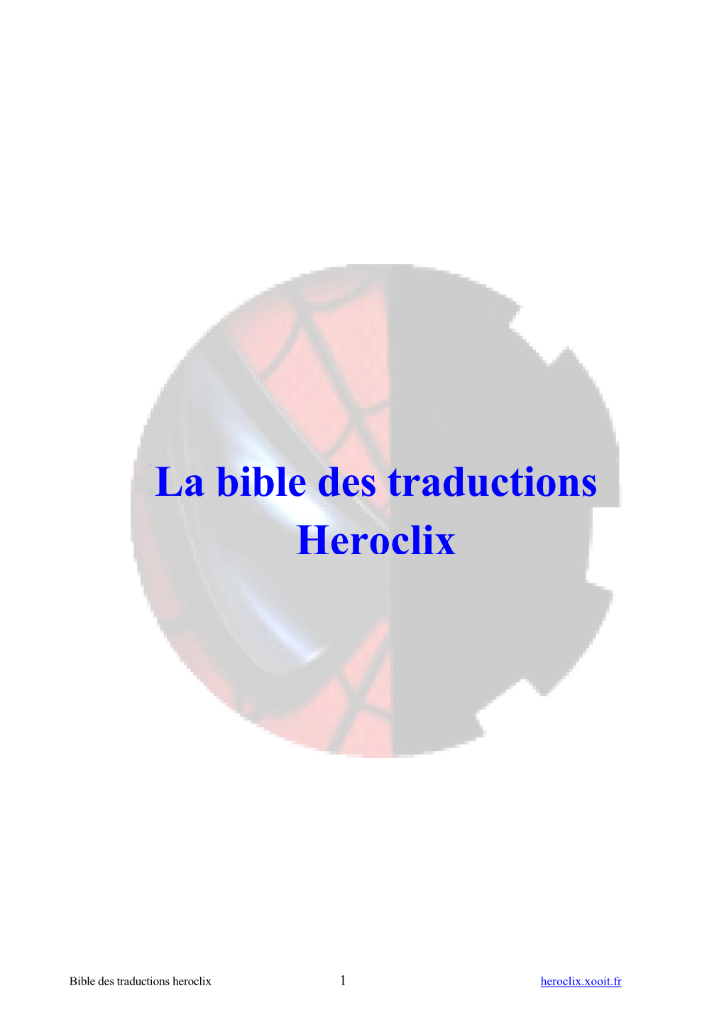 La Bible Des Traductions Heroclix