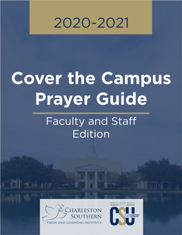 Cover the Campus Prayer Guide Faculty and Staff Edition