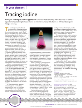 Tracing Iodine