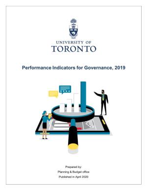 Performance Indicators for Governance, 2019