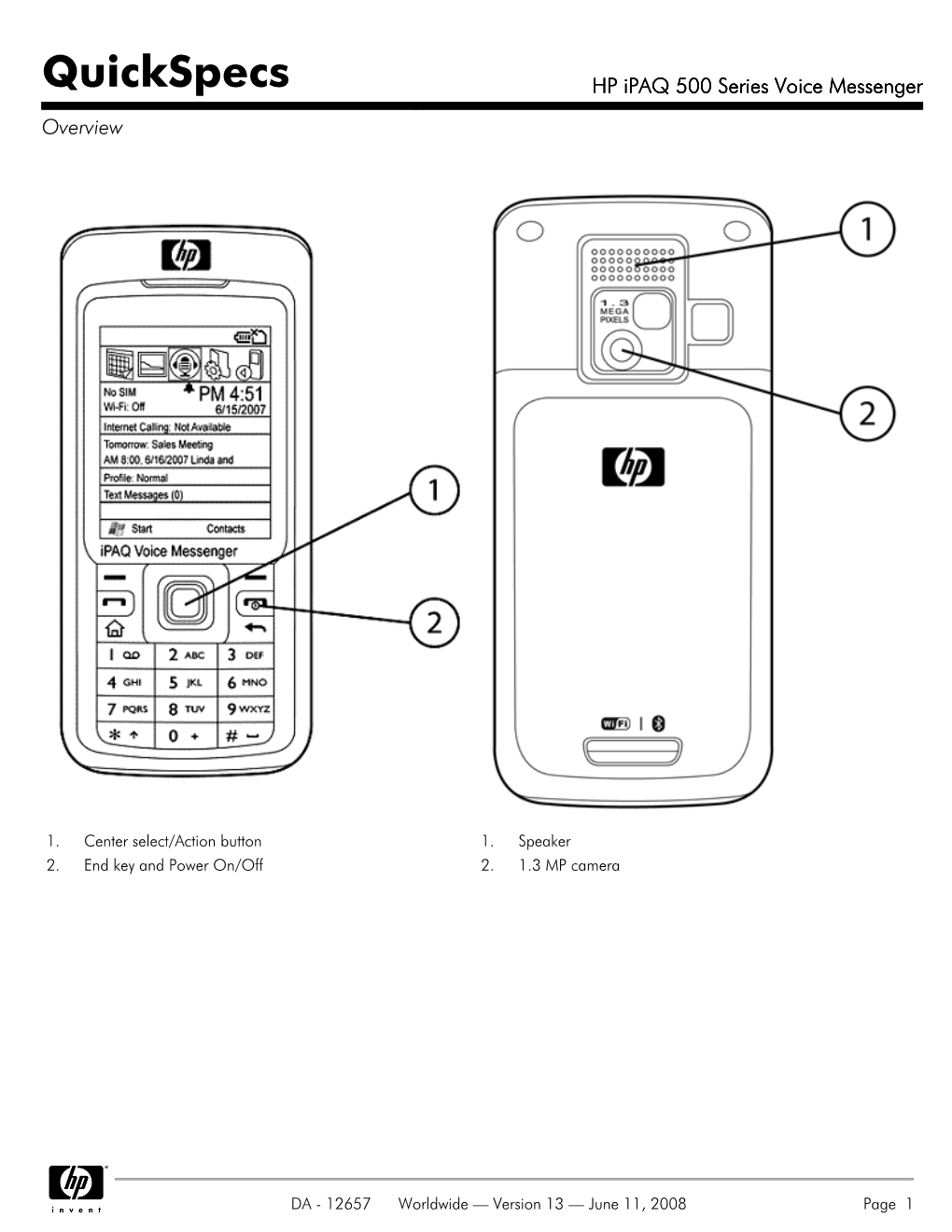 HP Ipaq 500 Series Voice Messenger Overview