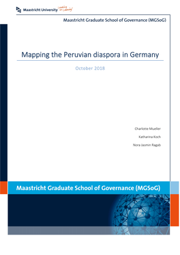 Mapping the Peruvian Diaspora in Germany