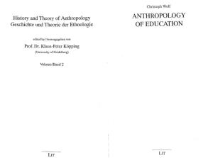 Anthropology of Education 25 3