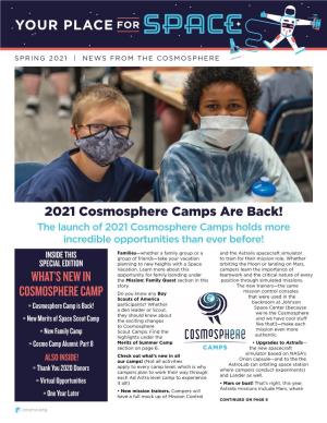 What's New in Cosmosphere Camp
